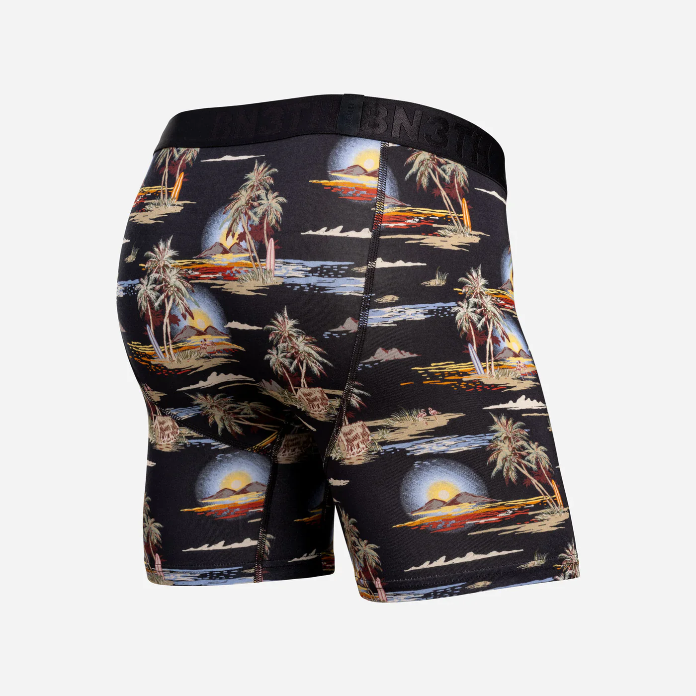 Bn3Th Classic Icon Boxer Brief - Tropical Landscape-Black - Image 2