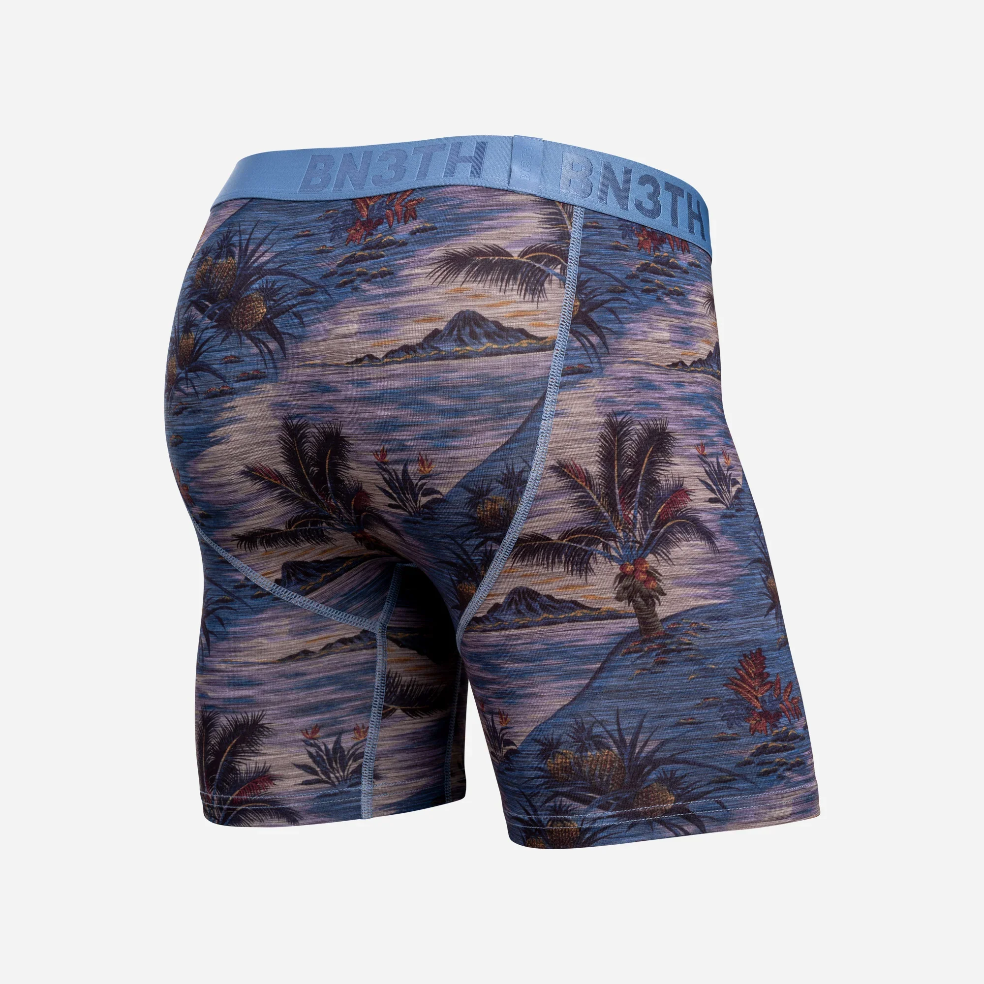 Bn3Th Classic Icon Boxer Brief - Vintage Tropics-Heather Fog - Image 2