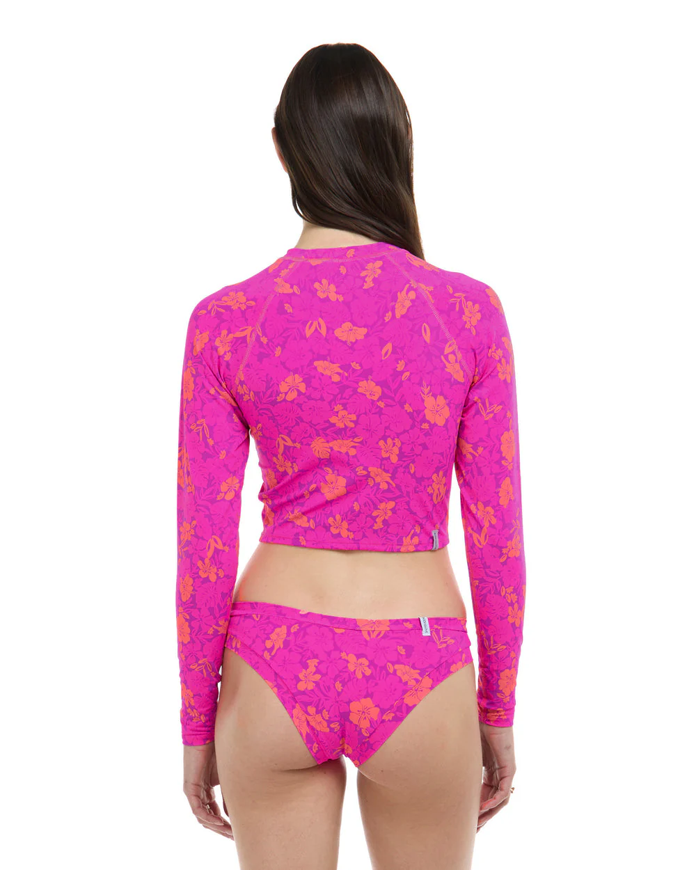Body Glove Puako Let It Be Crop Rashguard - BUBBLE GUM - Image 3