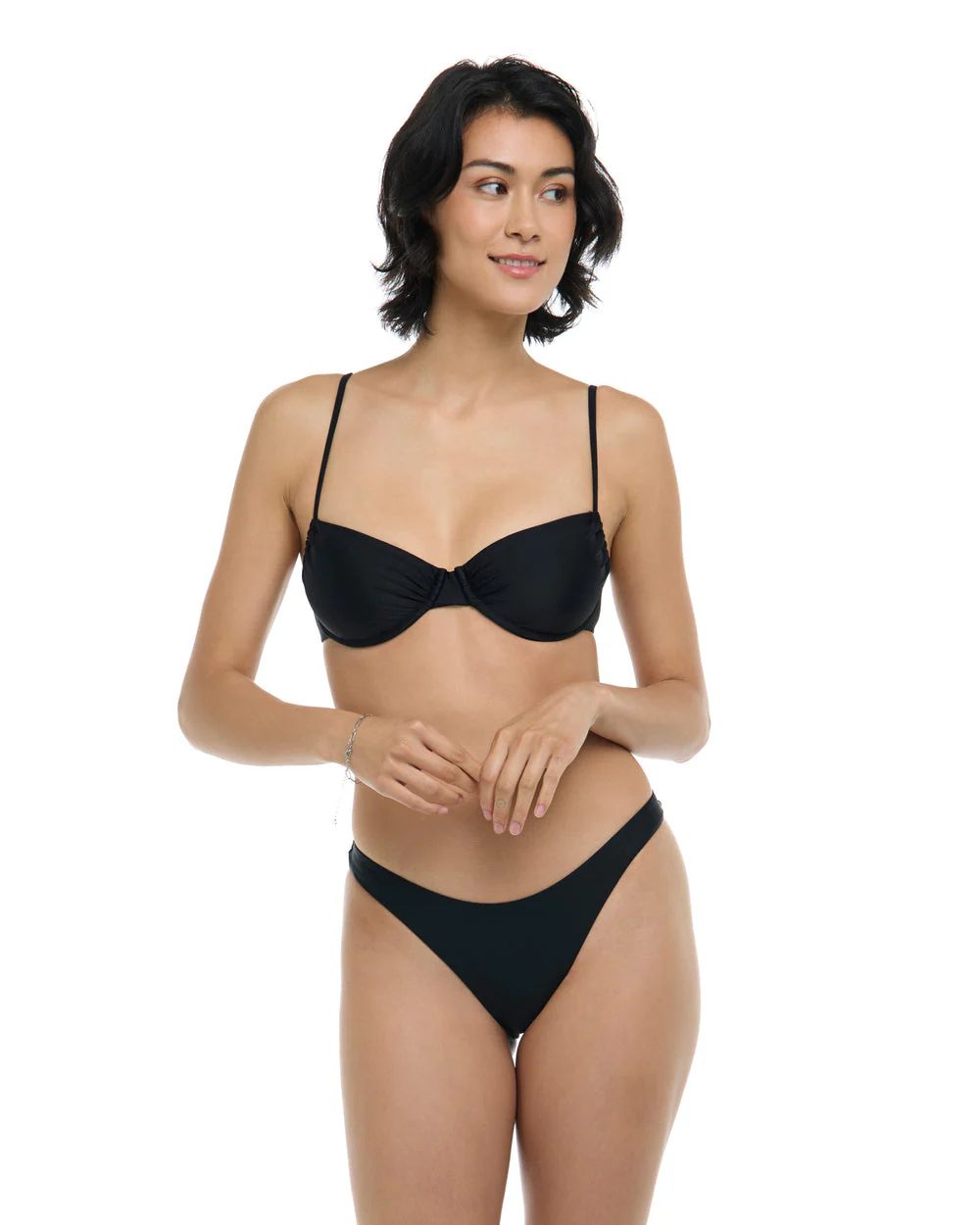 Body Glove Smoothies Alice Underwire Bikini Top - BLACK