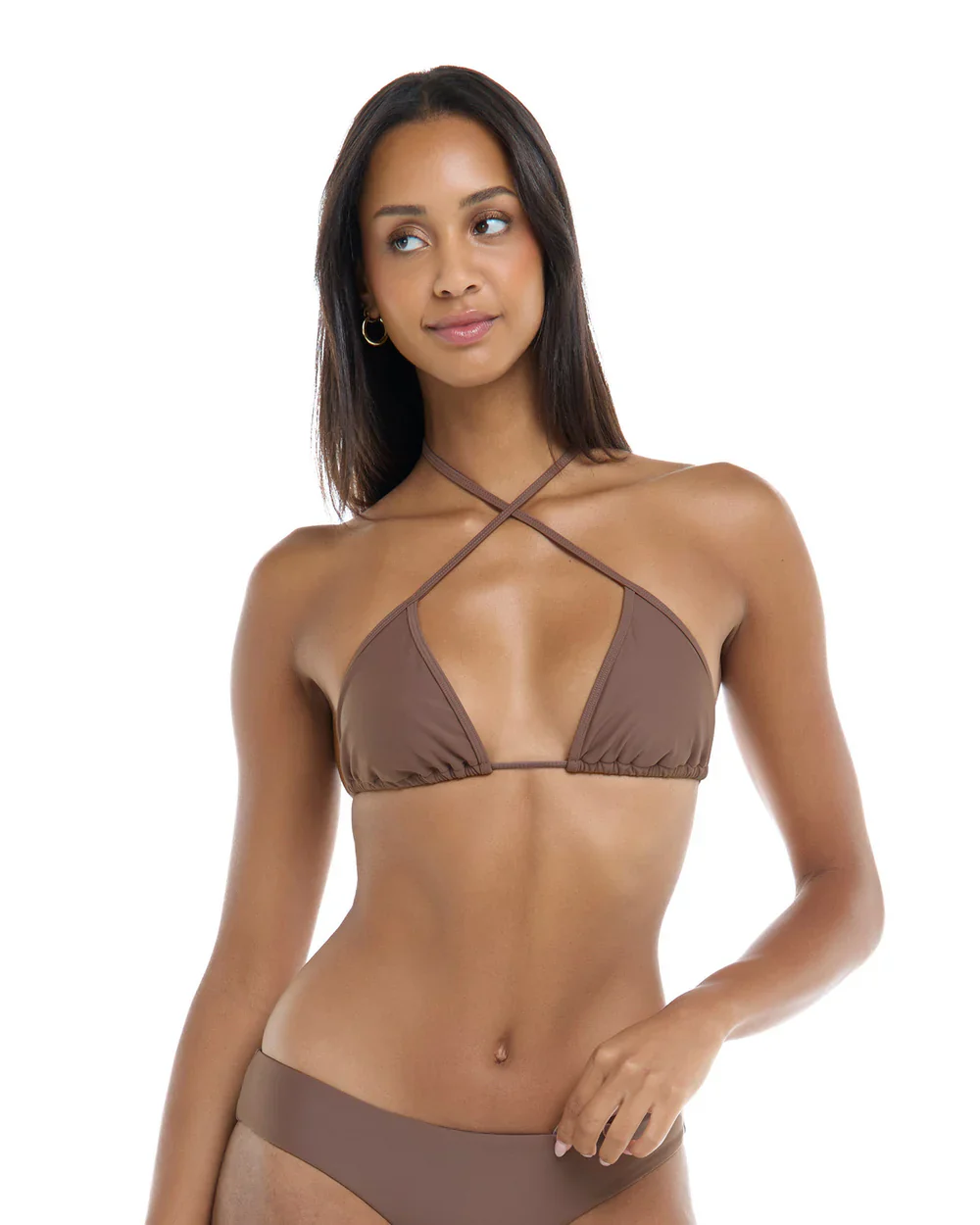 Body Glove Smoothies Dita Triangle Bikini Top - Latte - Image 3
