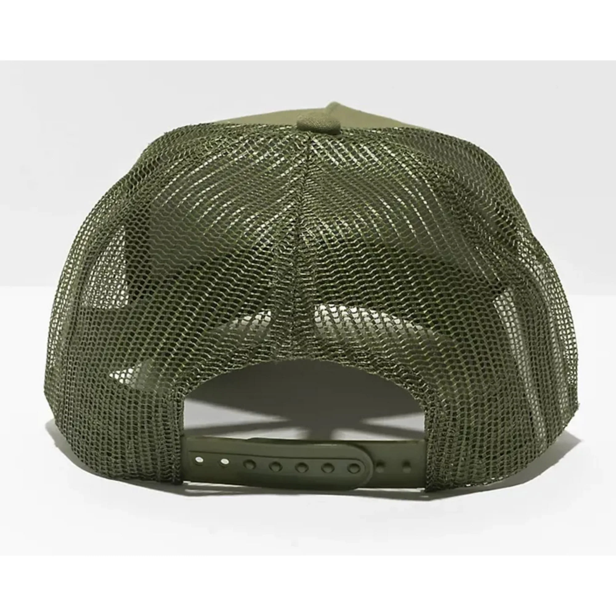 Brixton Alpha Block Netplus Mp Embroidered Patch Hat - Ivy Green/Sand - Image 2
