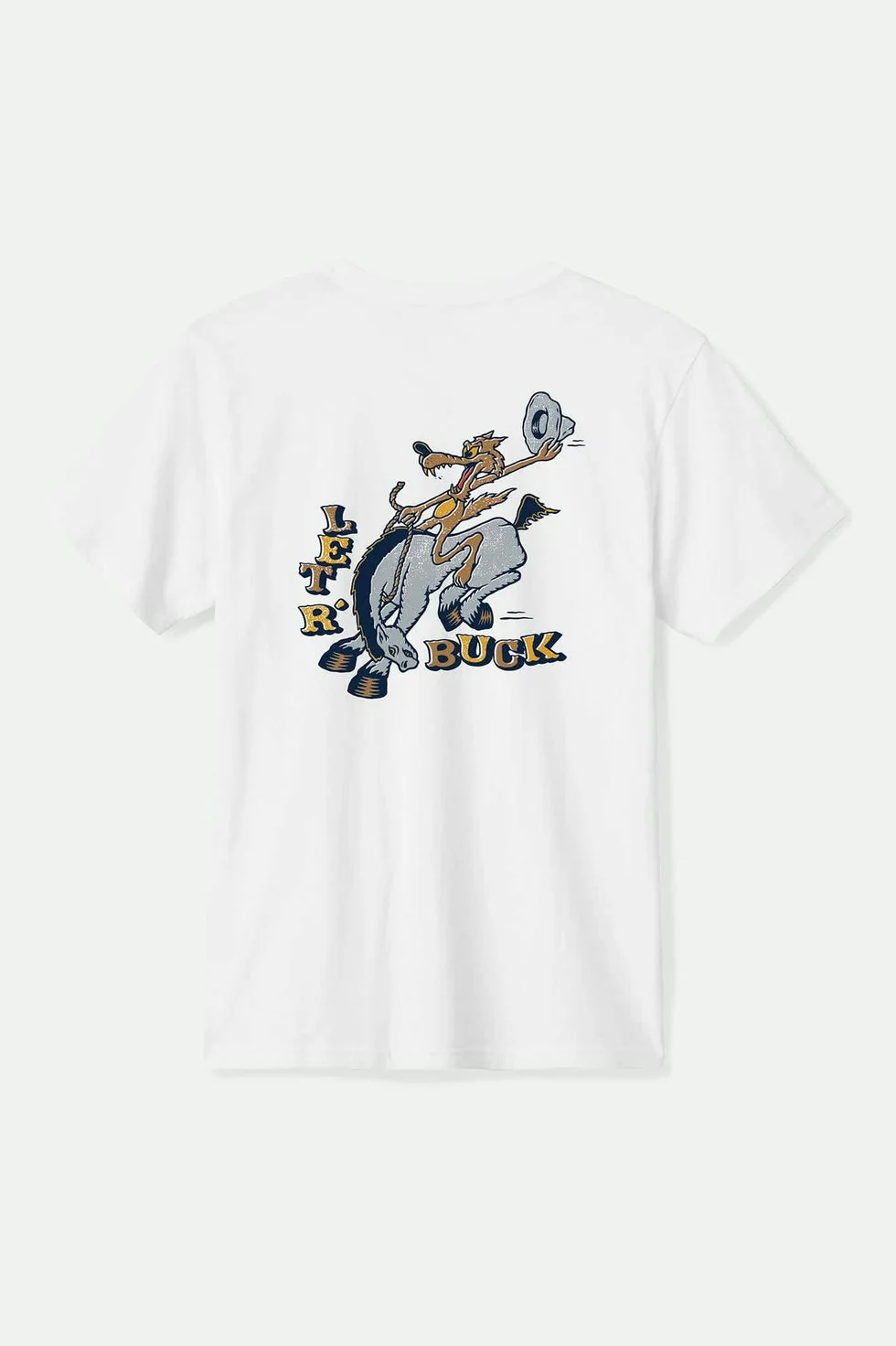 Brixton Buck Club Short Sleeve Standard T-Shirt - White