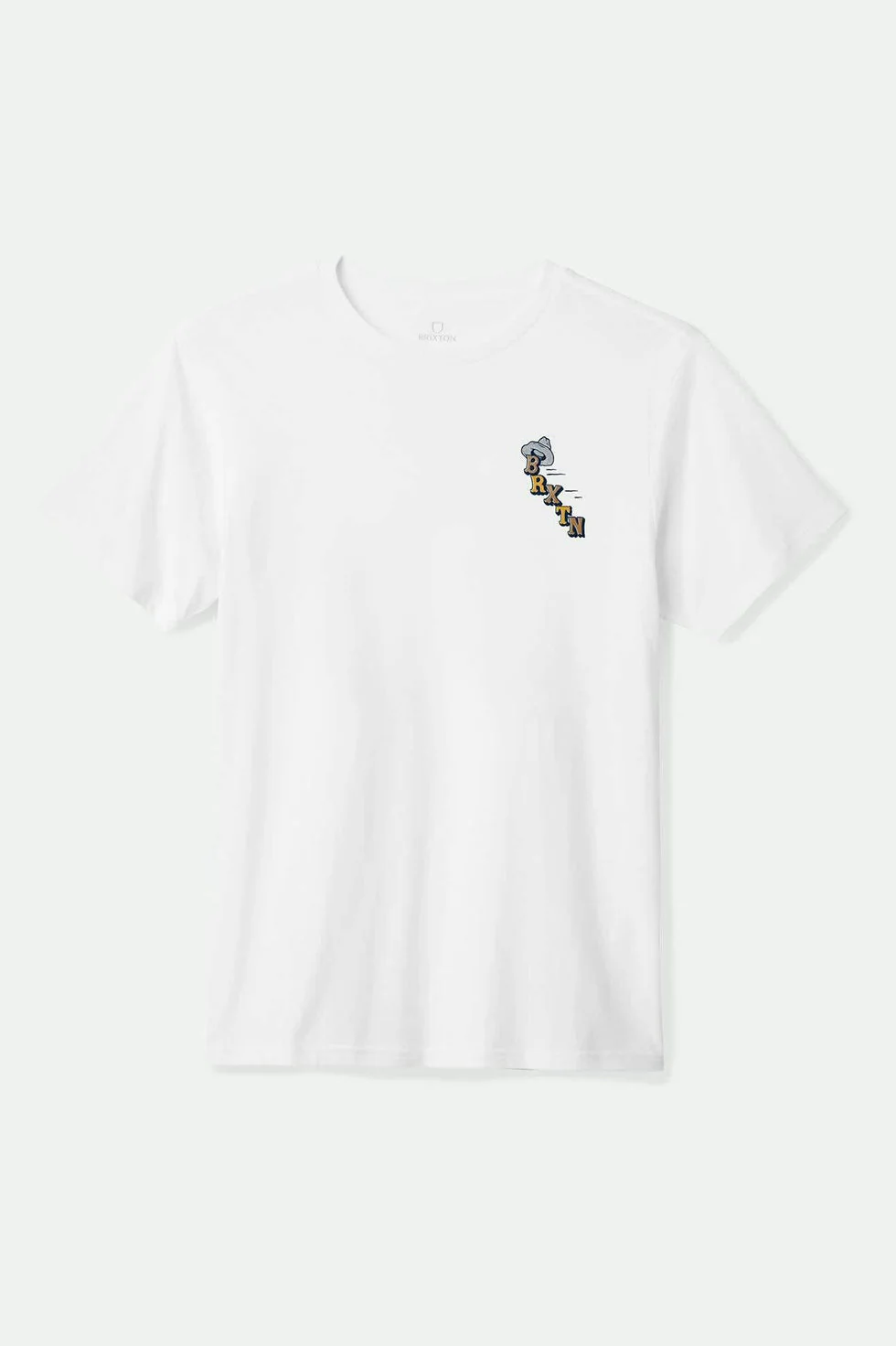 Brixton Buck Club Short Sleeve Standard T-Shirt - White - Image 2