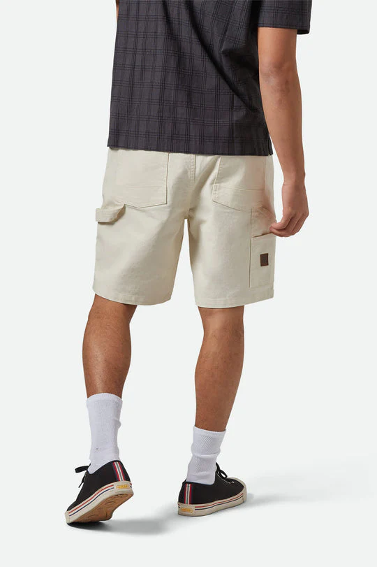 Brixton Builders Carpenter Baggy Short - Egret White - Image 4