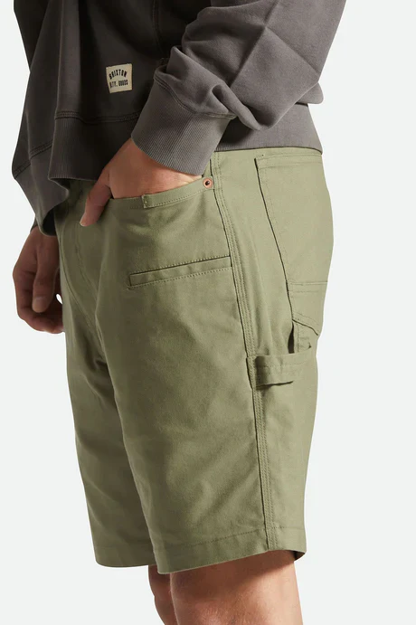 Brixton Builders Carpenter Stretch Short - Olivesurplus - Image 4