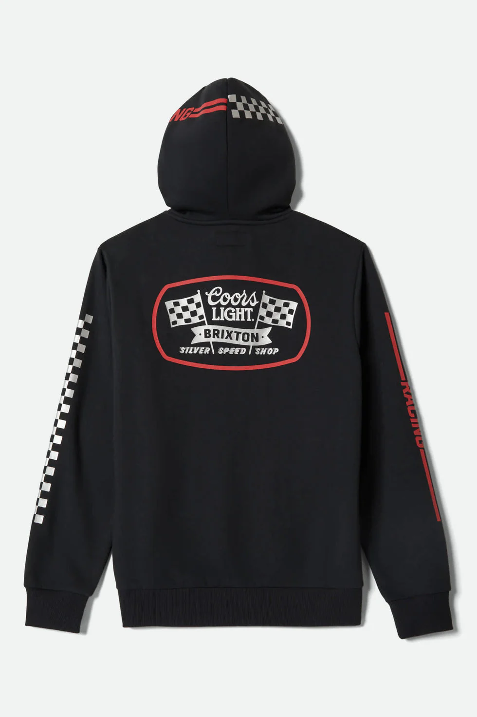 Brixton Coors Light Pit Stop Hoodie - Black