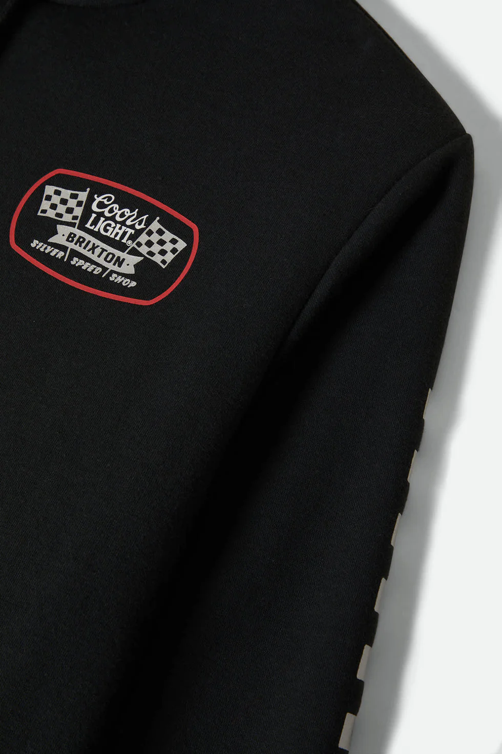 Brixton Coors Light Pit Stop Hoodie - Black - Image 5