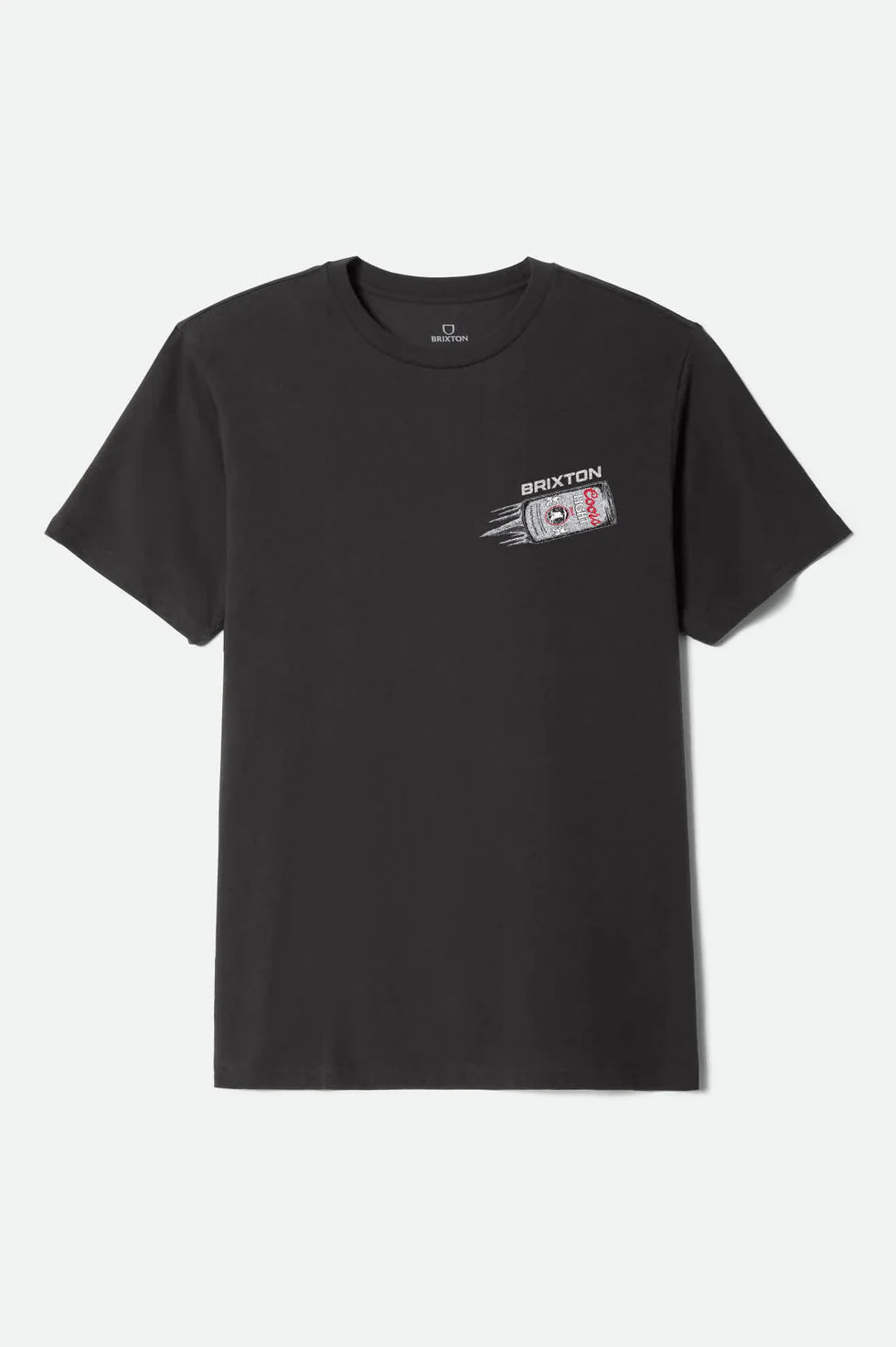 Brixton Coors Light Silver Speed Standard T-Shirt - Black - Image 2