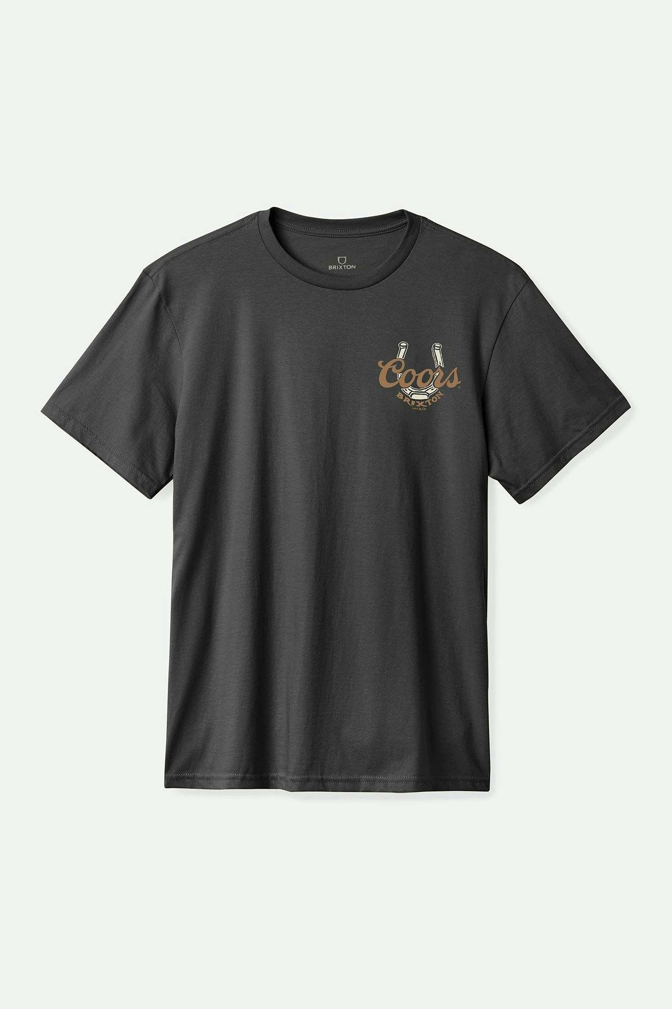 Brixton Coors Luck S/S Standard T-Shirt - BLACK - Image 2