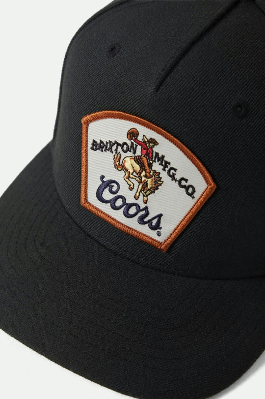 Brixton Coors Omaha Snapback - BLACK - Image 3