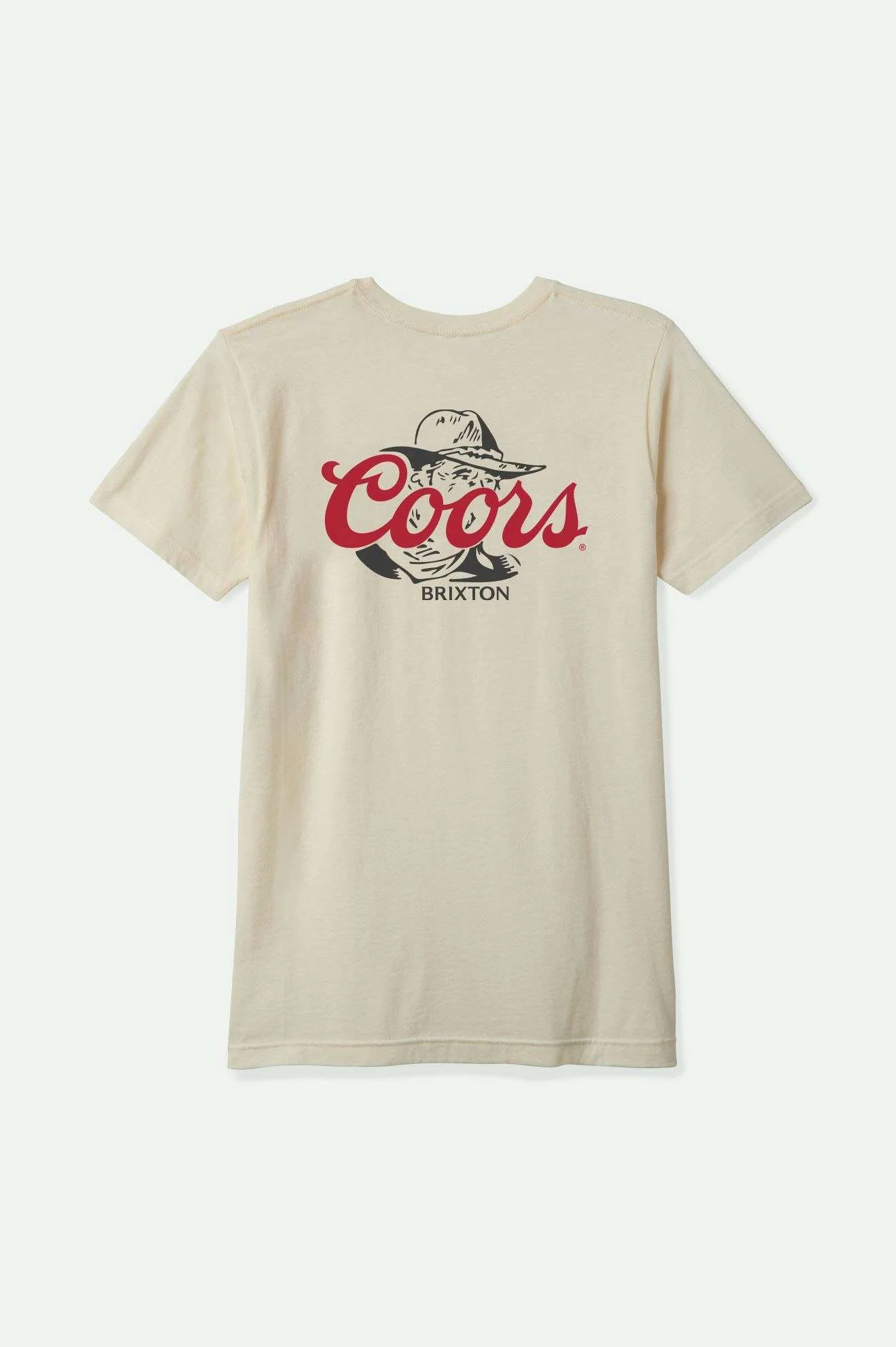 Brixton Coors Wayne S/S Standard T-Shirt - NATURAL