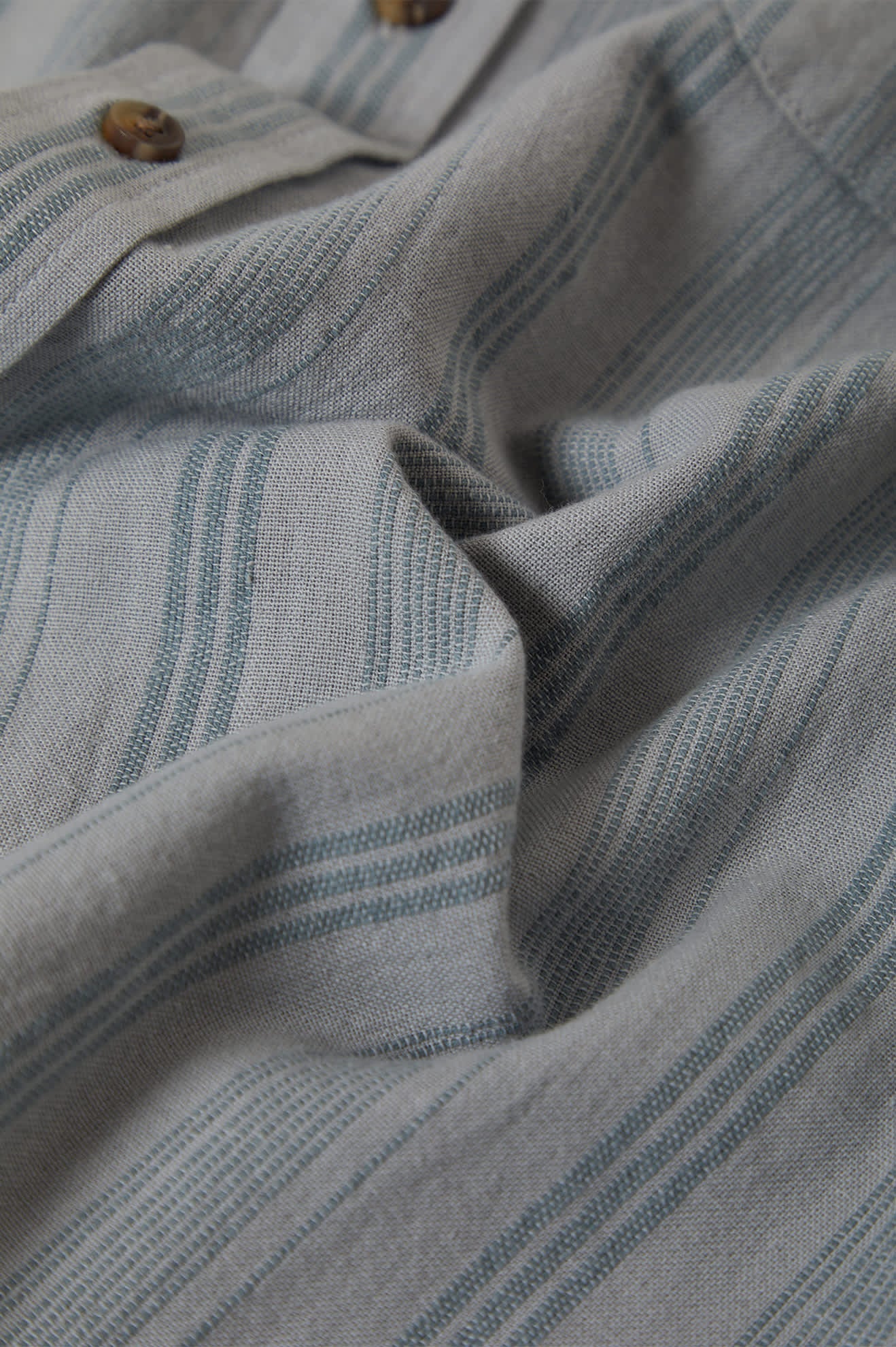 Brixton Cru Striped Dobby Shirt - Trooper - Image 2