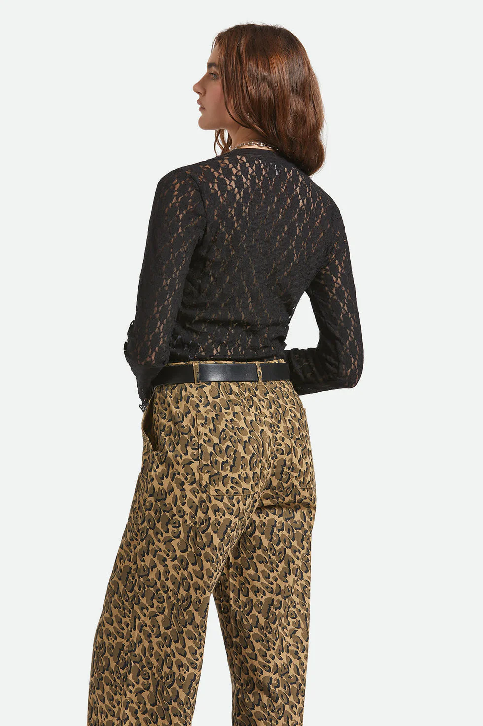 Brixton Dolly Slim Knit T-Shirt - Black - Image 4