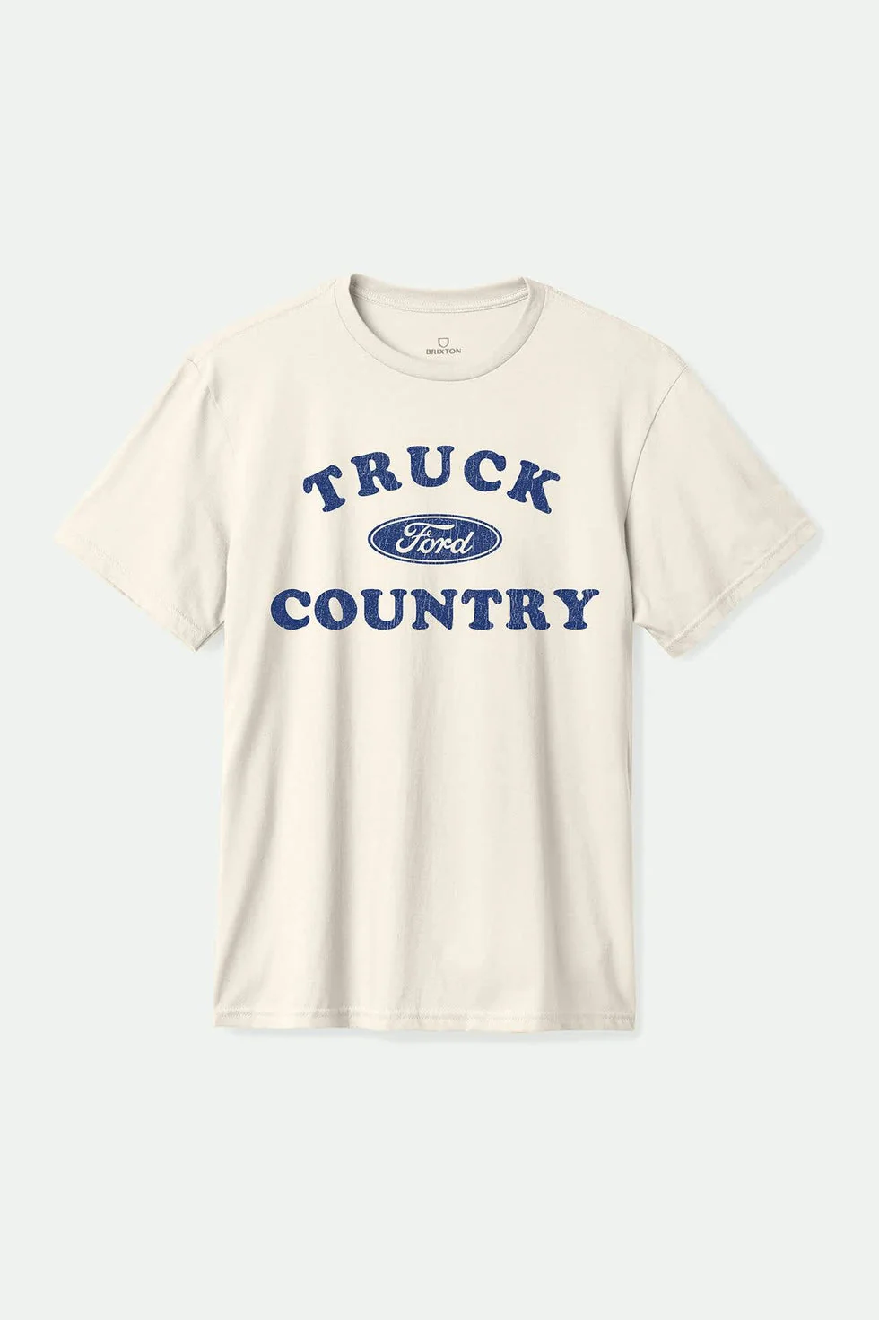 Brixton Ford Truck Country Standard T-Shirt - Wimbledon White