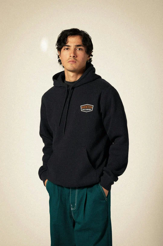 Brixton Freeman Hoodie - BLACK