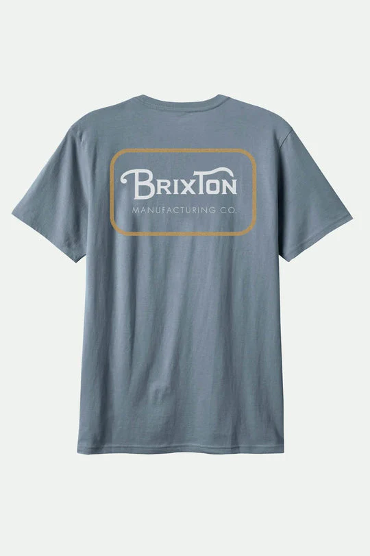 Brixton Grade S/S Standard T-Shirt - BASALT/WHITE/WASHED COPPER