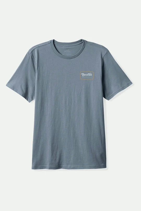 Brixton Grade S/S Standard T-Shirt - BASALT/WHITE/WASHED COPPER - Image 2