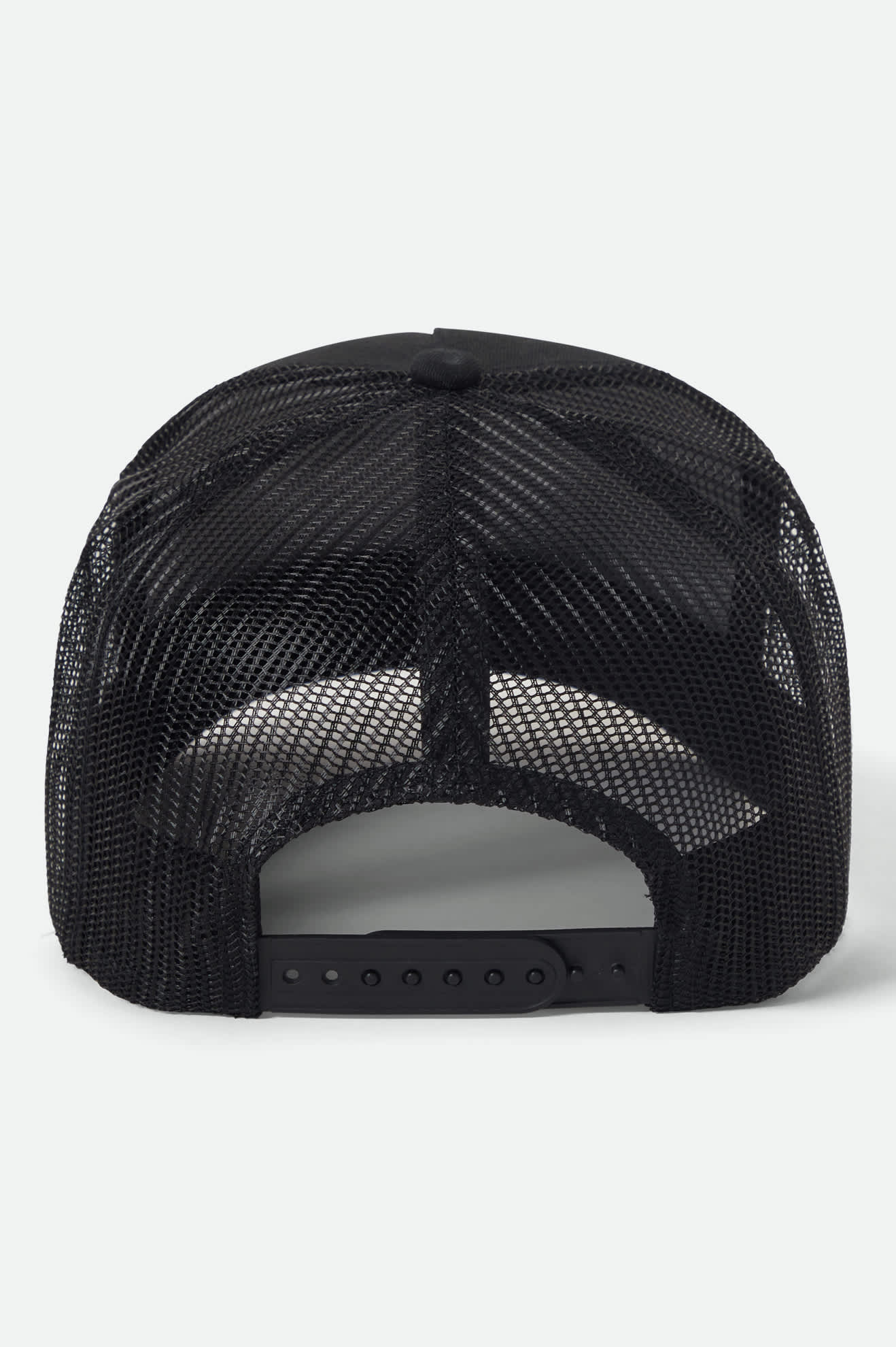 Brixton Hubal Netplus Trucker Hat - Black Black - Image 2