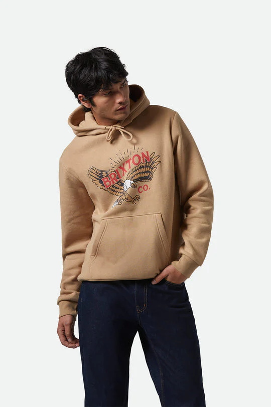 Brixton Keller Hoodie - SAND