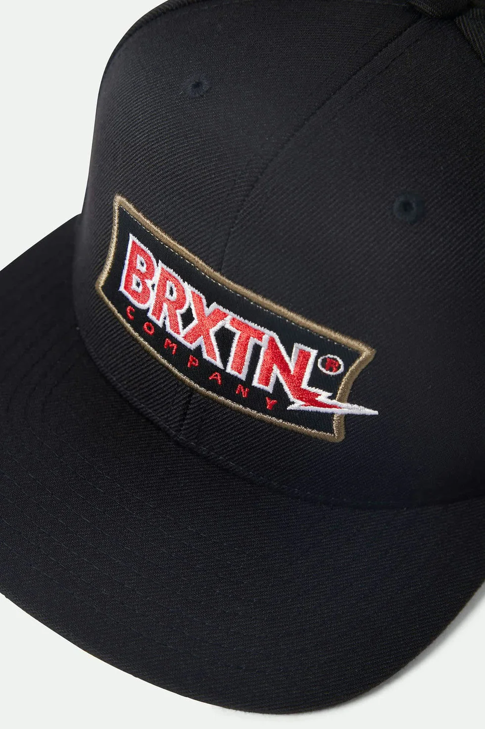 Brixton Lightning Snapback - Off White/Charcoal - Image 3