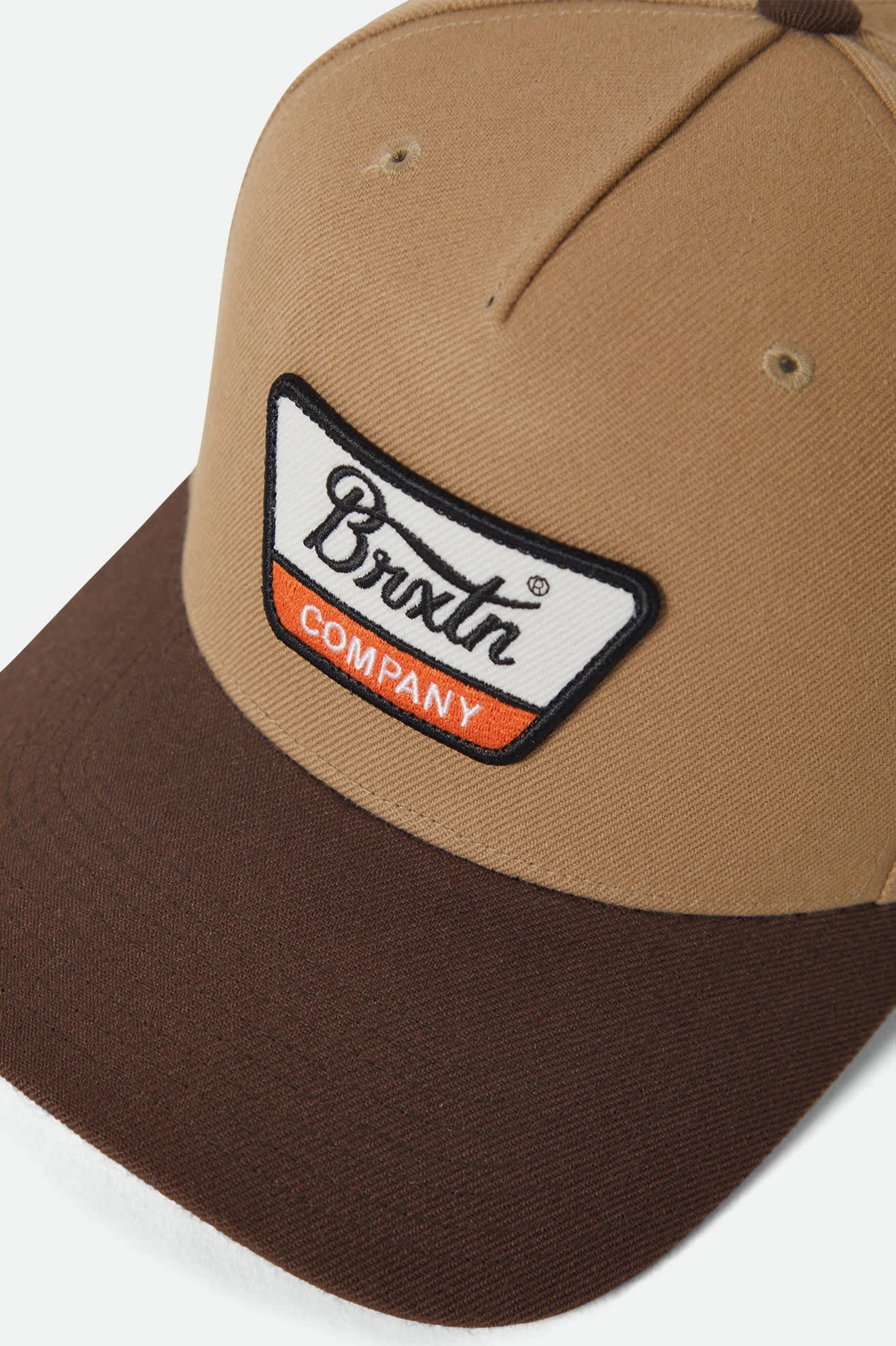 Brixton Linwood Netplus Snapback - Sand/Pinecone Brown - Image 2