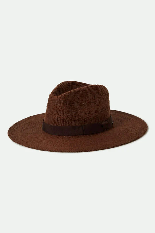 Brixton Lyons Knit Pattern Packable Hat - COFFEE
