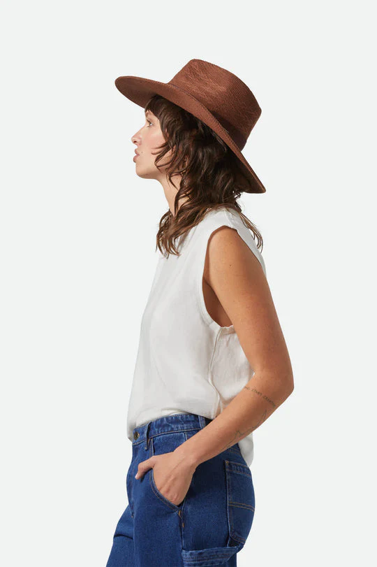 Brixton Lyons Knit Pattern Packable Hat - COFFEE - Image 2