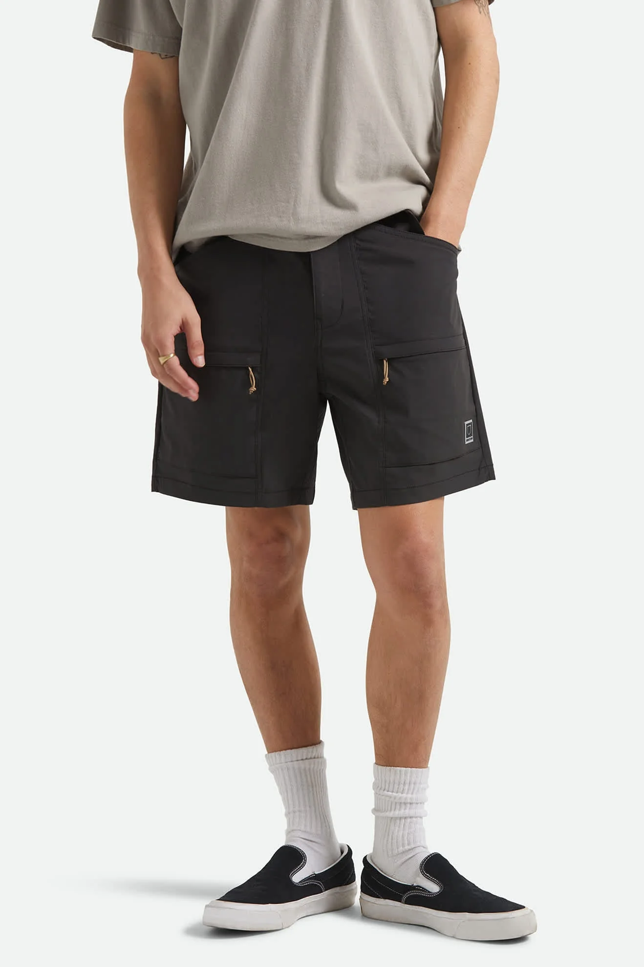 Brixton Men's Journey Utility Short - Black - Image 2
