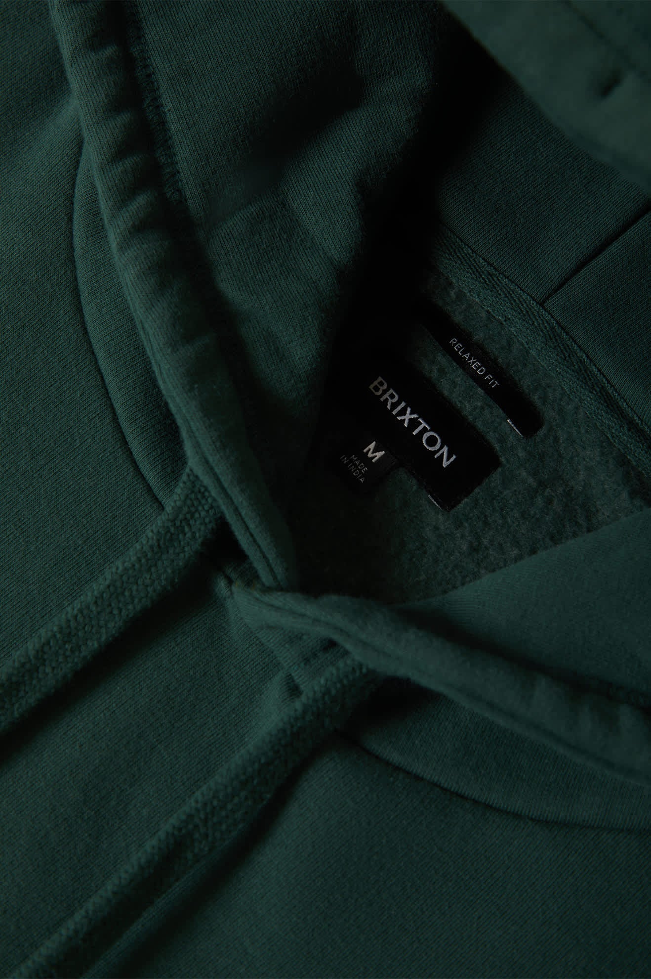 Brixton Predator Relaxed Hoodie - Primal Green Worn Wash - Image 3