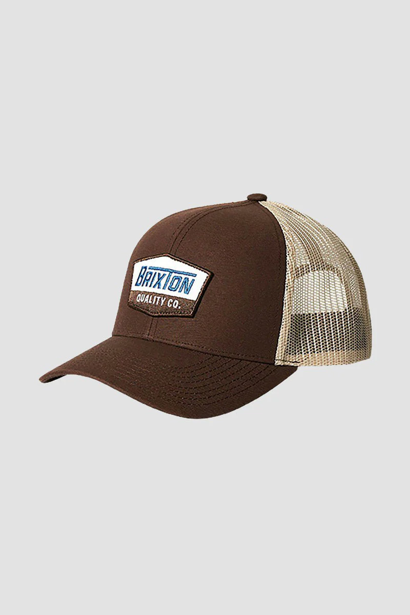 Brixton Regal Netplus Trucker Hat - PINECONE BROWN/OFF WHITE