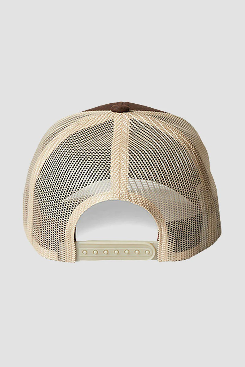 Brixton Regal Netplus Trucker Hat - PINECONE BROWN/OFF WHITE - Image 2