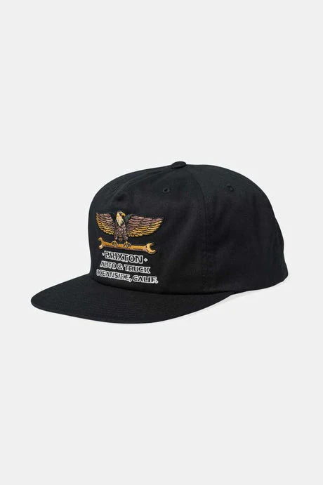 Brixton Repair Snapback - BLACK
