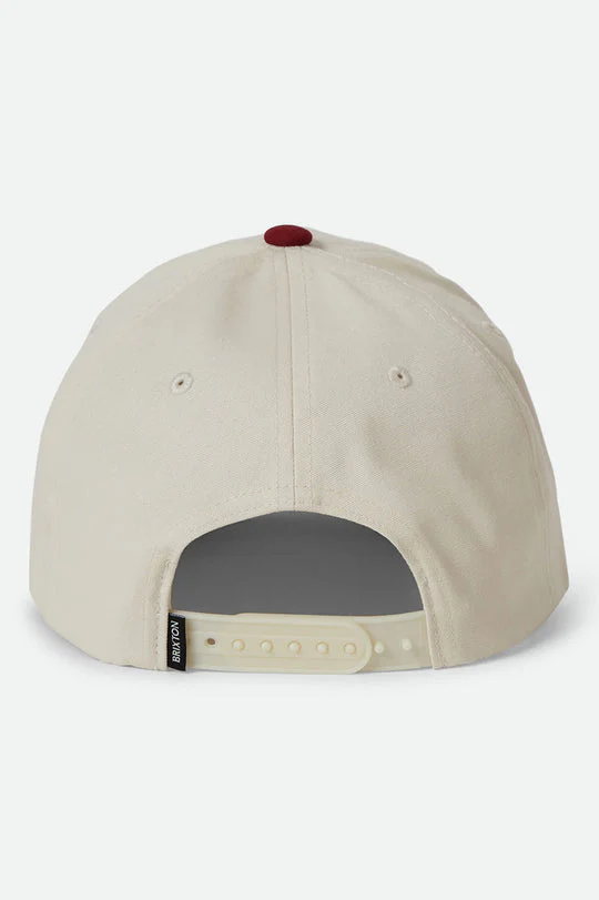 Brixton Women's Save A Horse Netplus Snapback - CRIMSON/OFF WHITE - Image 2