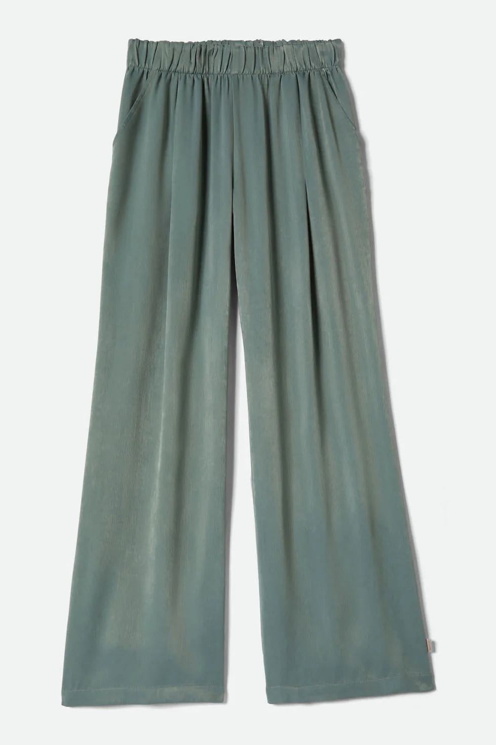 Brixton Soho Silky Pant - Blue Green Shine - Image 2