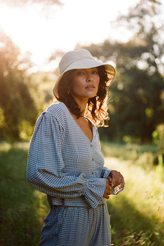 Brixton The Meadow Blouse - AZURE BLUE - Image 3