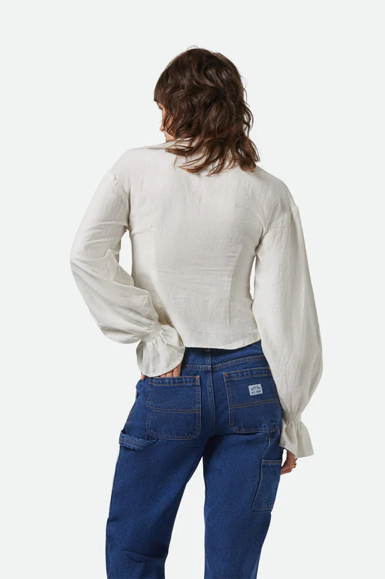 Brixton The Meadow Blouse - OFF WHITE - Image 2