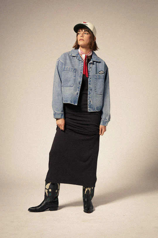 Brixton Utopia L/S Overshirt - LT DENIM - Image 2