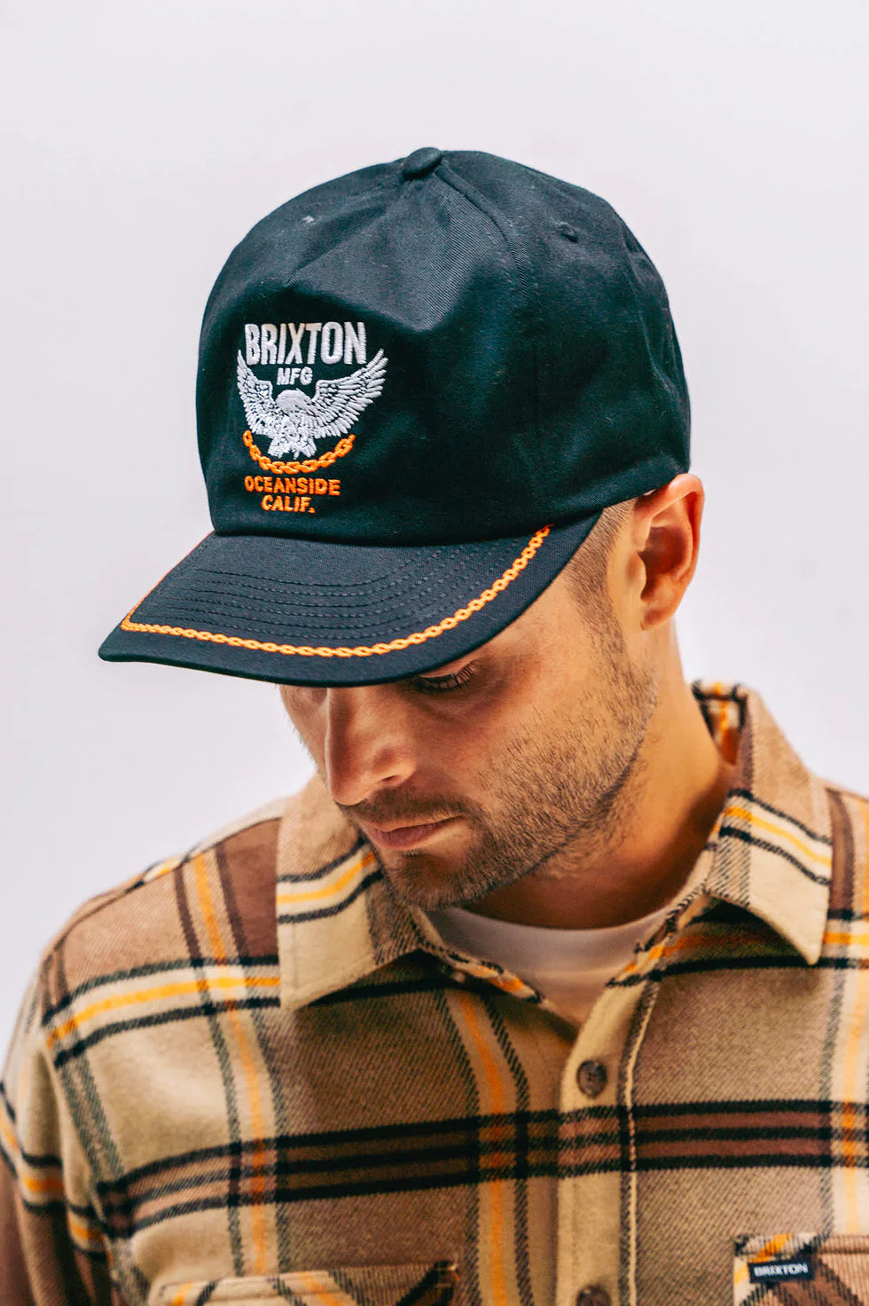Brixton Waller Snapback - Black - Image 2