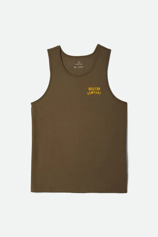 Brixton Woodburn Tank Top - IVY GREEN - Image 2