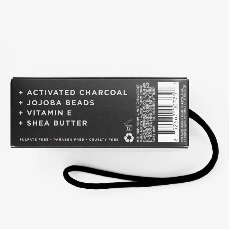 Byrd Activated Charcoal Soap on a Rope - CHARCOAL - Image 4