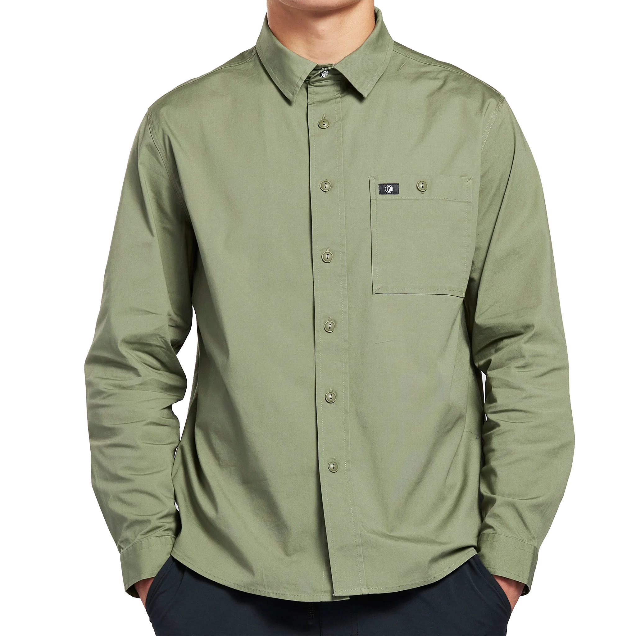 COASTAL LONG SLEEVE CANVAS SHIRT - Image 2