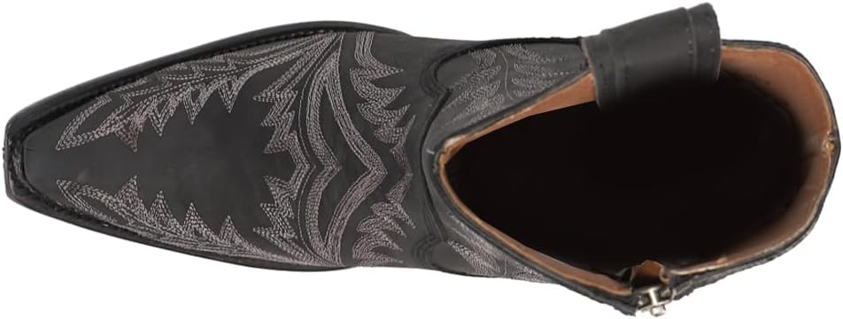 Corral Boots Women's Embroidery & Zipper Ankle Boots - BLACK - Image 3