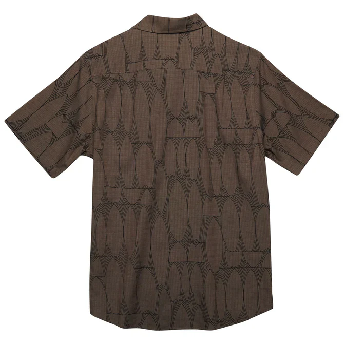 Cova Short Sleeve Woven BLUEPRINT  - COCONUT - Image 2