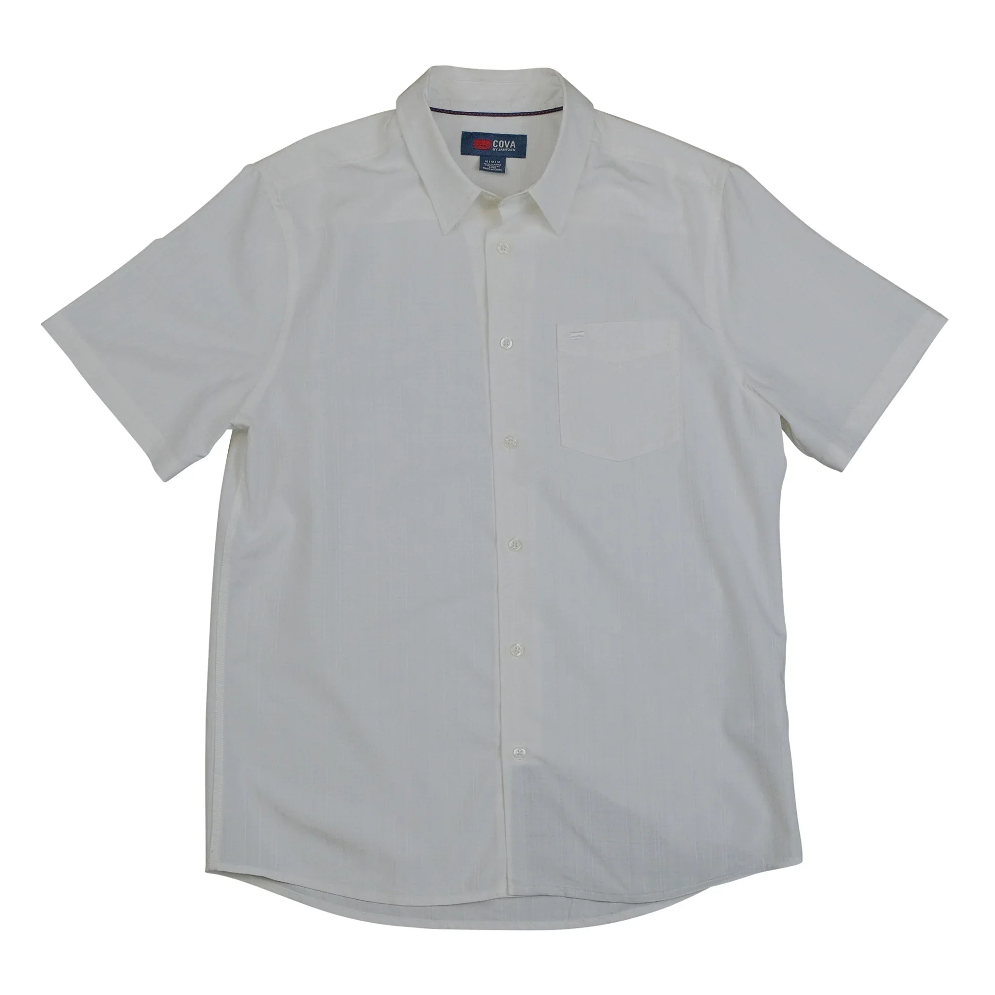 Cova Men's Bbq Ss Woven Shirt - White
