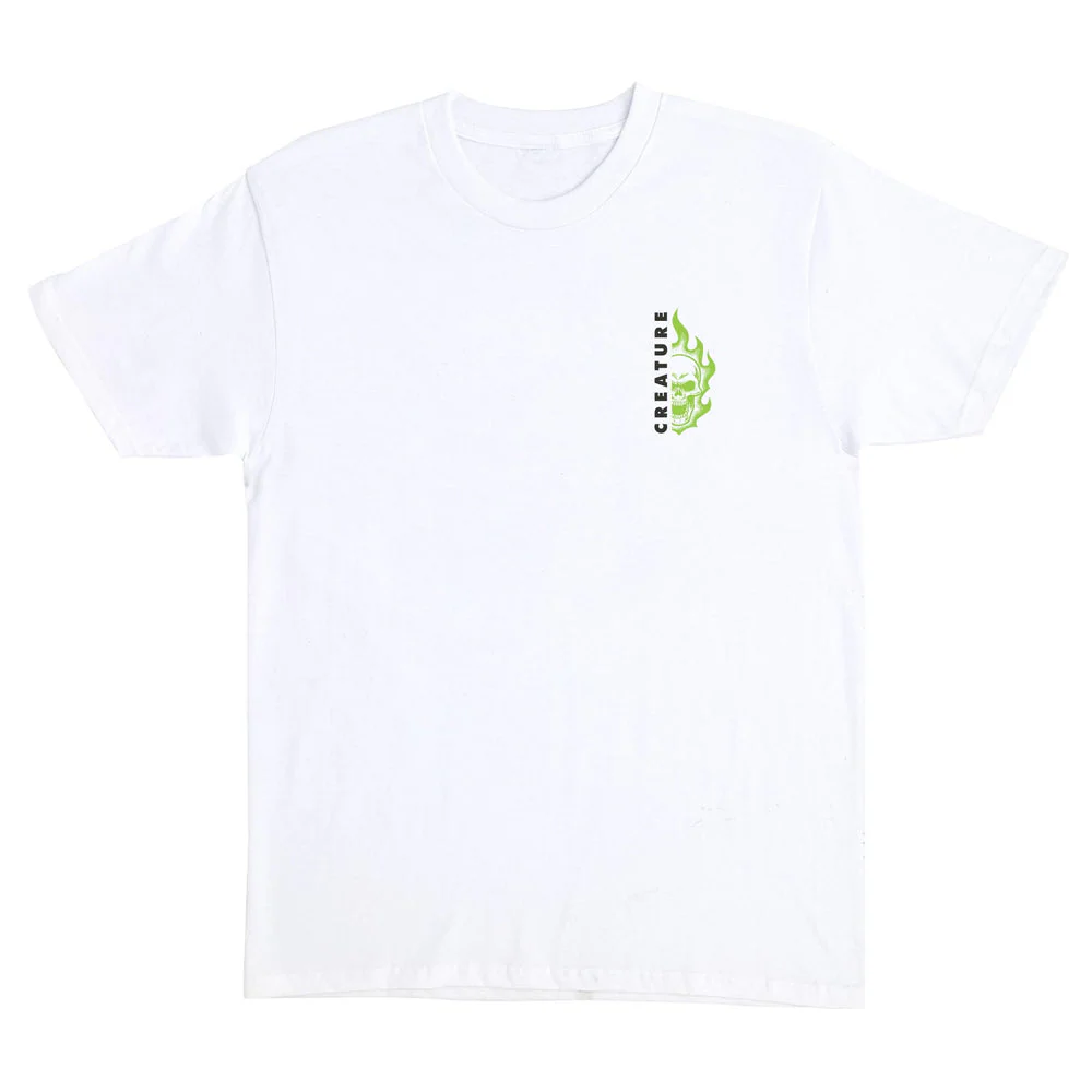 Creature Skateboards Vortex Men's Creature T-Shirt - WHITE - Image 2