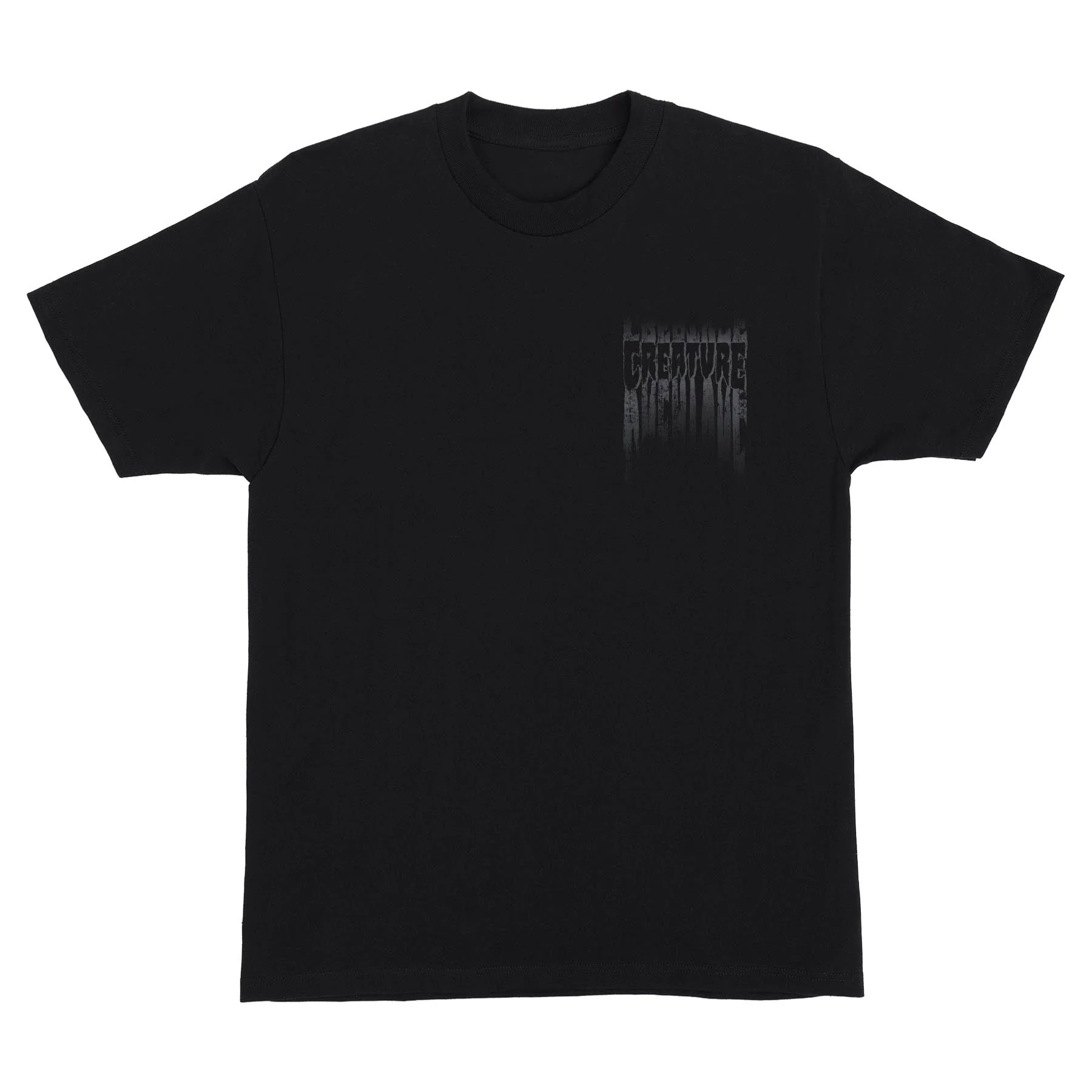 Creature Tattered Men's T-Shirt - BLACK - Image 2