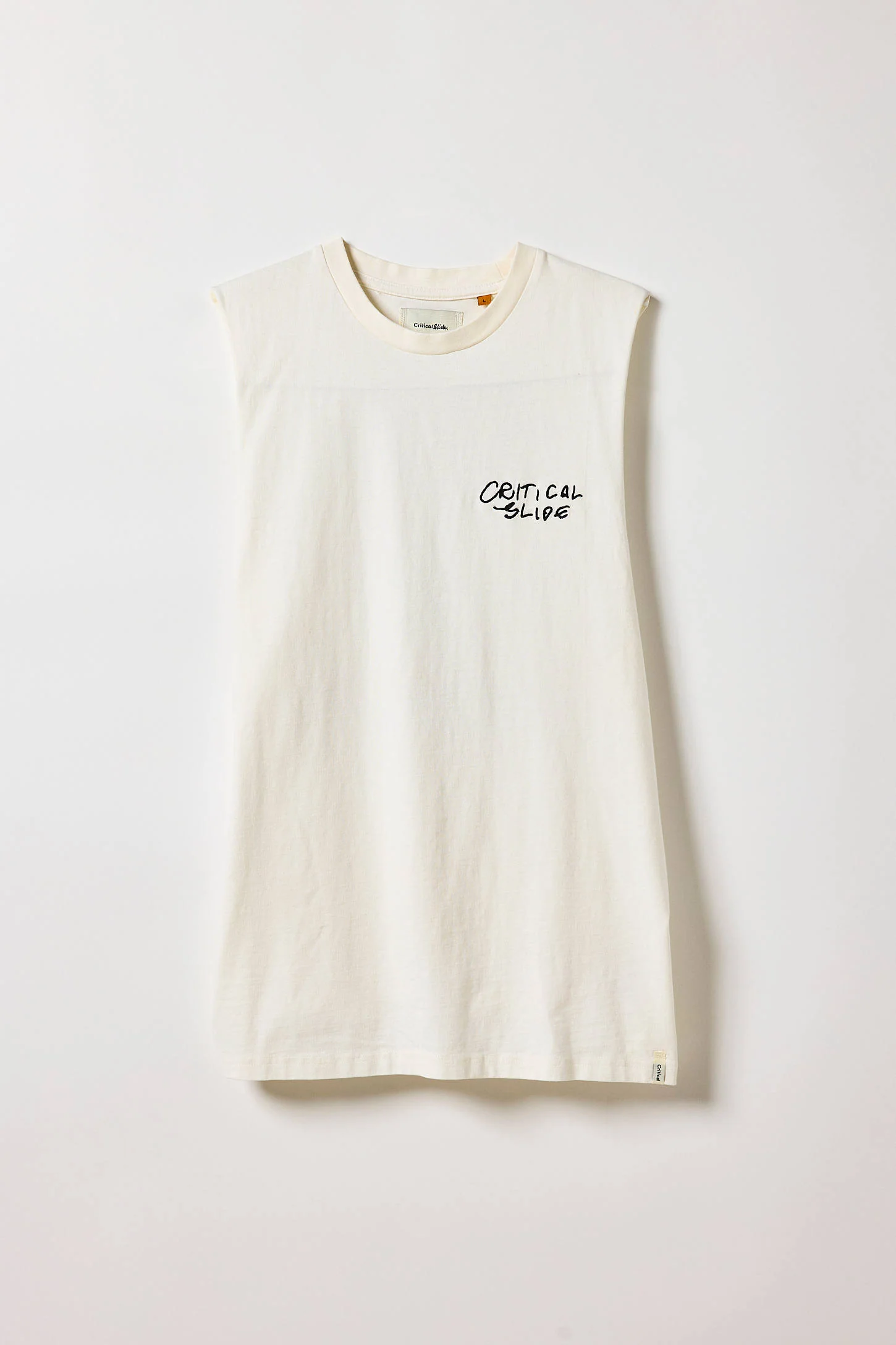 Critical Slide Arnie Muscle Tee - Vintage White - Image 2