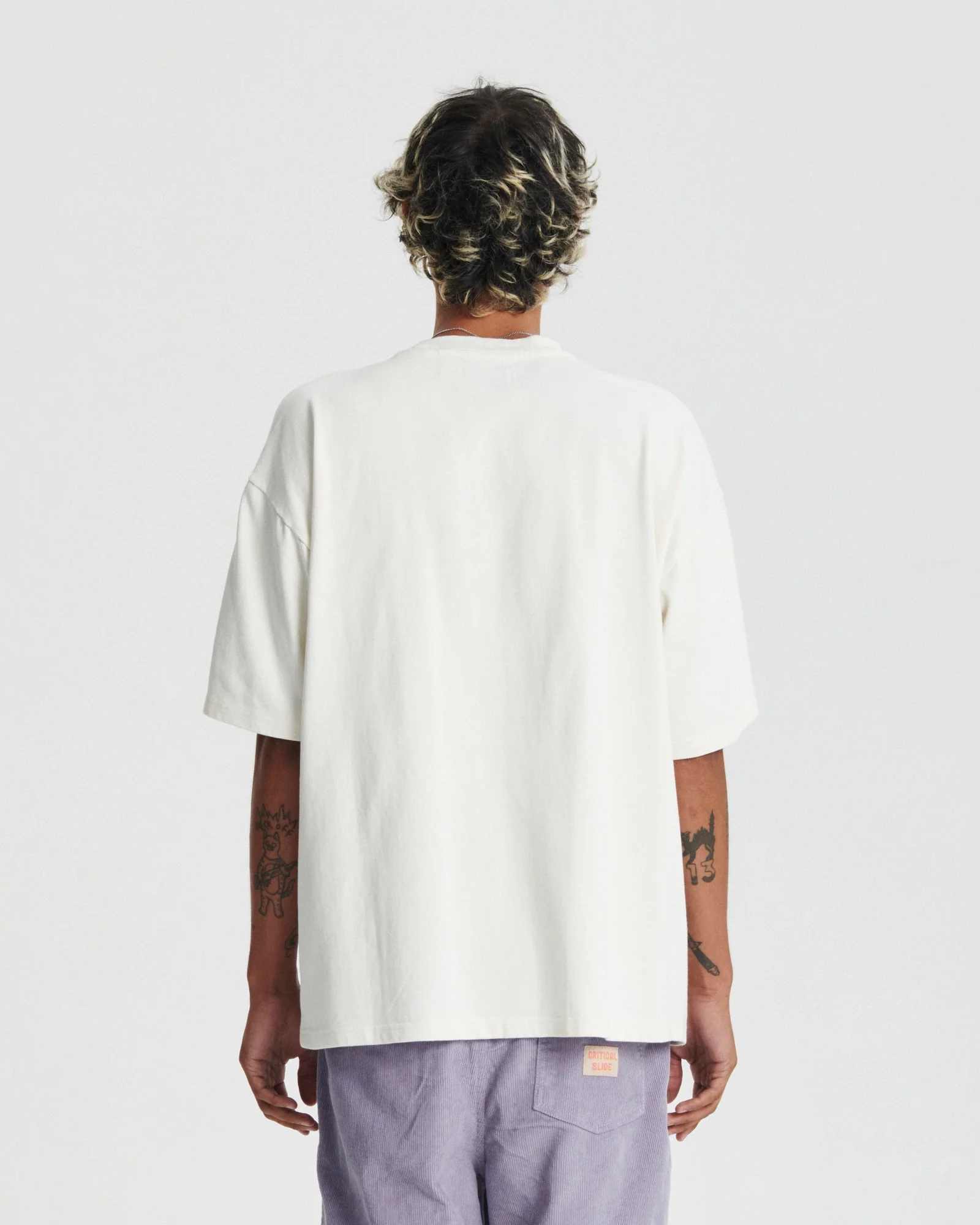 Critical Slide Crazed Tee - VINTAGE WHITE - Image 2