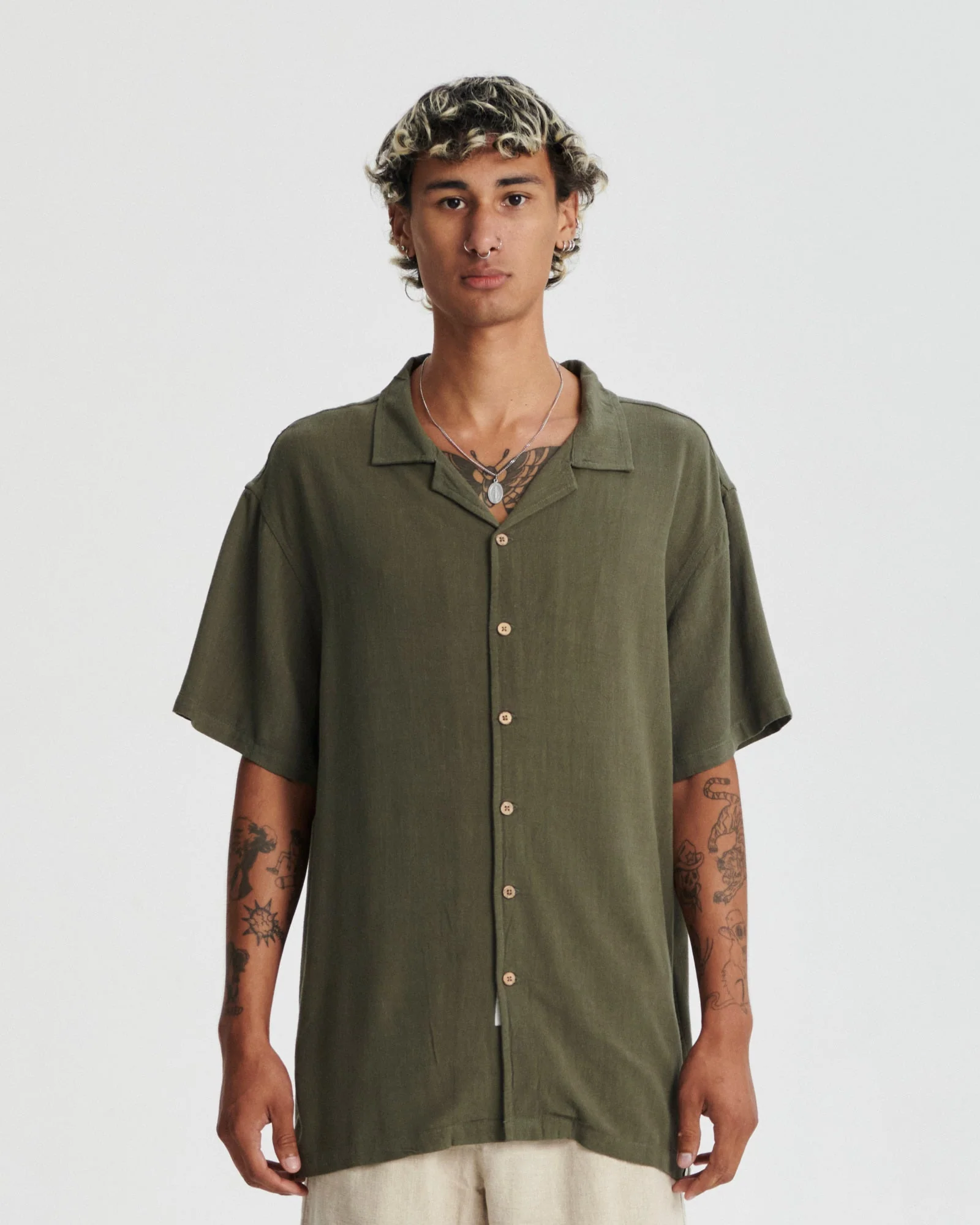 Critical Slide Ernie Resort Shirt - FOREST